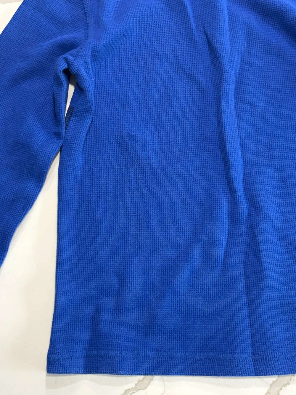 Epic Threads Boys Royal Blue Long Sleeve Thermal T Shirt Cotton blend Size Small